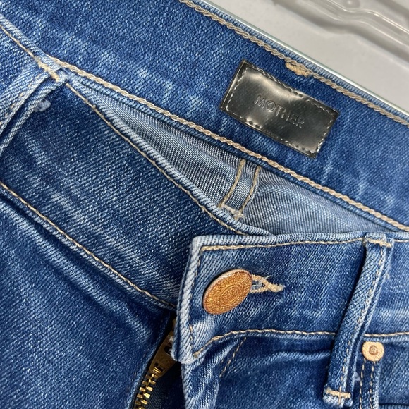 Mother The Vamp Spiked Heels To Tractor Wheels Jeans 26 Skinny Ankle Revolve - Picture 9 of 16